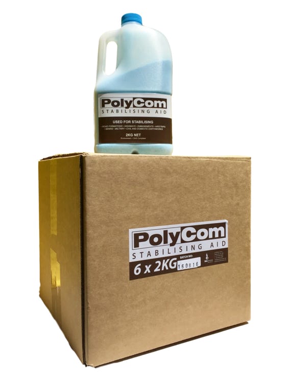PolyCom Stabilising Aid | Earthco Projects 